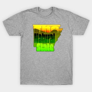 "The Natural State" Arkanas Design T-Shirt